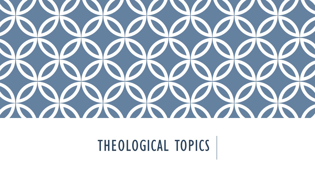 theological topics
